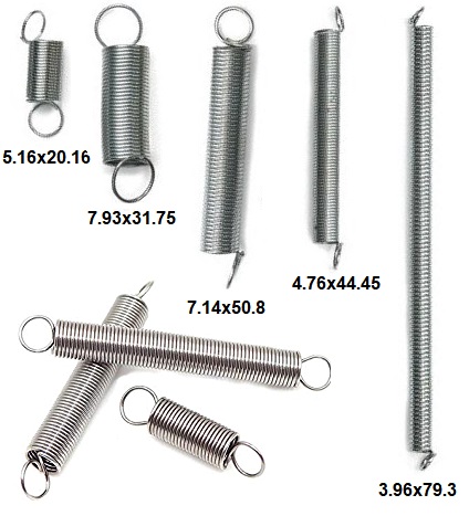 Muelles de traccion-expansion